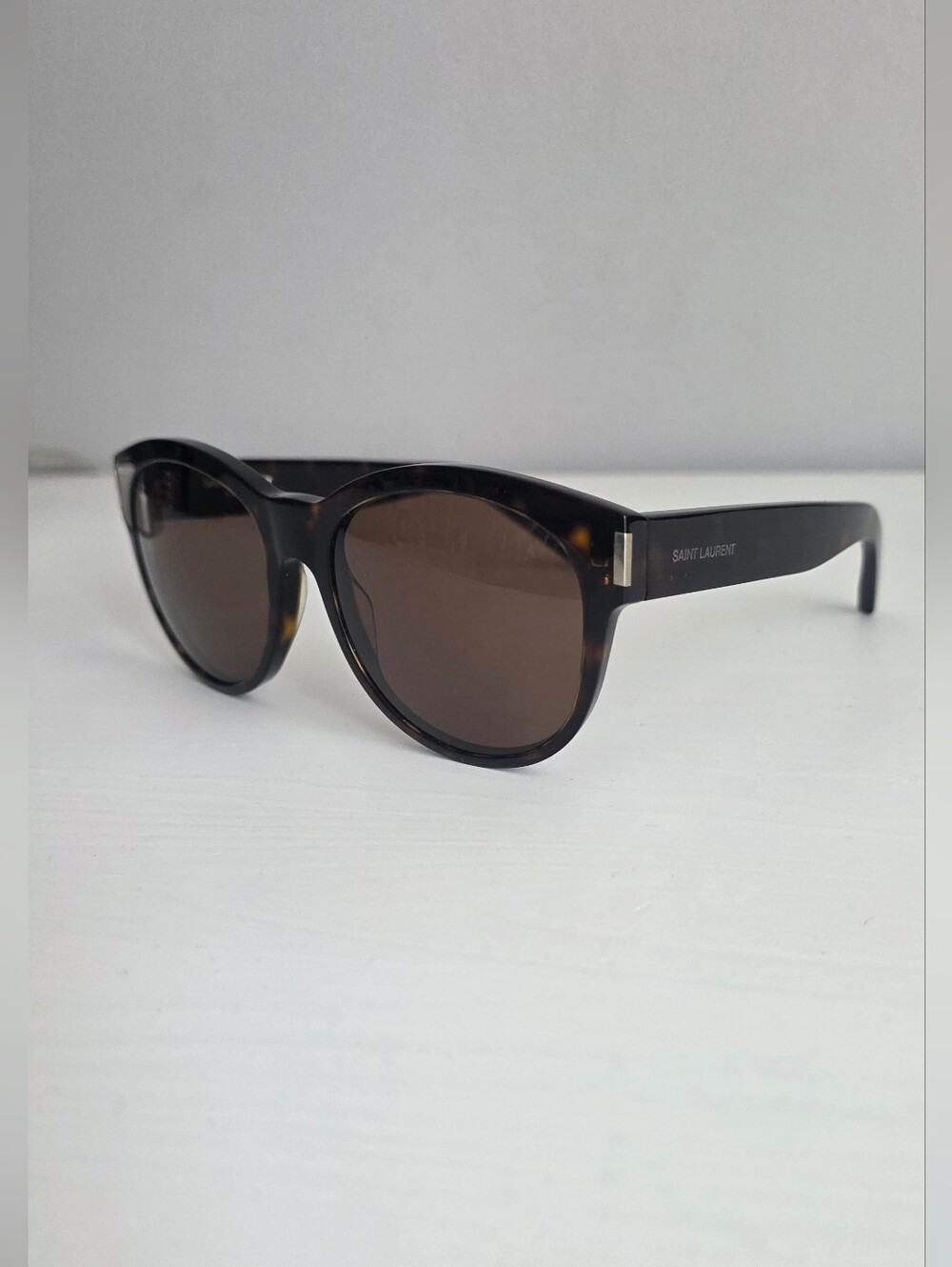 Saint Laurent SL 67 Sunglasses -Tortoise With Case - Picture 3 of 14